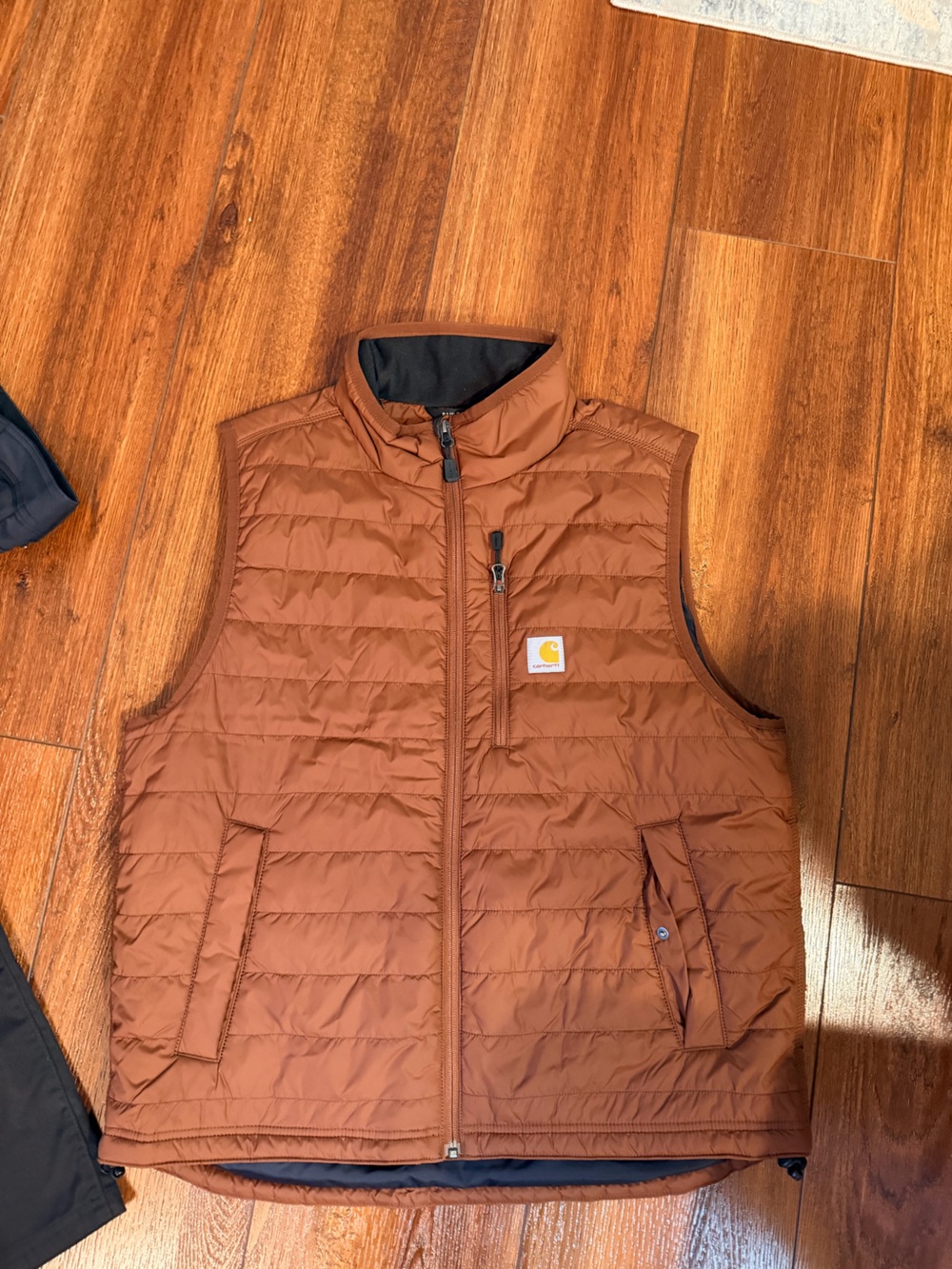 Carhartt Quilted Puffer Vest in Brown